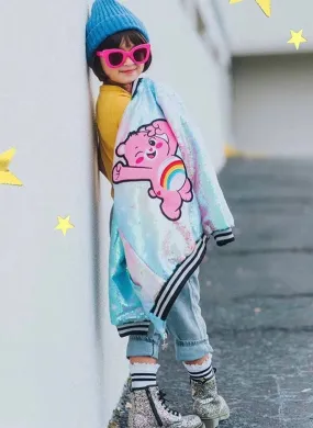 Care Bears Cheer Bear Sequin Bomber Care Bears Cheer Bear Sequin Bomber