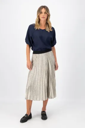Champagne Pleat Skirt Gold | Pre-Order Champagne Pleat Skirt Gold | Pre-Order