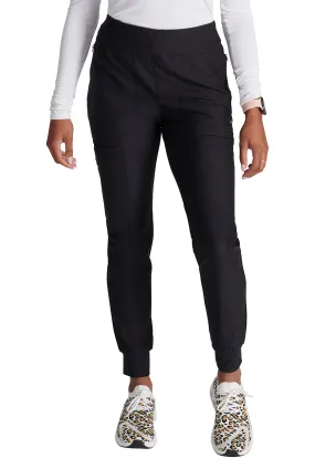 Cherokee Form CK092 Women's Mid-Rise Jogger Scrub Pant - PETITE Cherokee Form CK092 Women's Mid-Rise Jogger Scrub Pant - PETITE