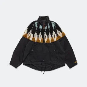 Chino × BOA Fleece NORDIC Anorak - Black Chino × BOA Fleece NORDIC Anorak - Black