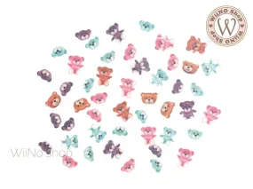 Colorful Teddy Bear Nail Art Sequin Decoration (V11) Colorful Teddy Bear Nail Art Sequin Decoration (V11)