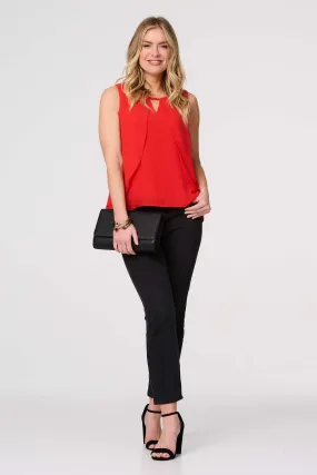 Cut Out Detail Sleeveless Top Cut Out Detail Sleeveless Top