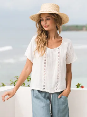 Daisy Organic Cotton Blouse Ivory Daisy Organic Cotton Blouse Ivory