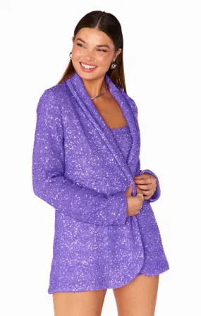 Dance Blazer ~ Violet Sequins Dance Blazer ~ Violet Sequins
