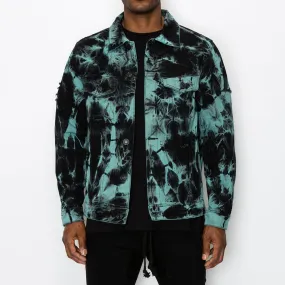 DK185 Tie Dye Denim Jacket
