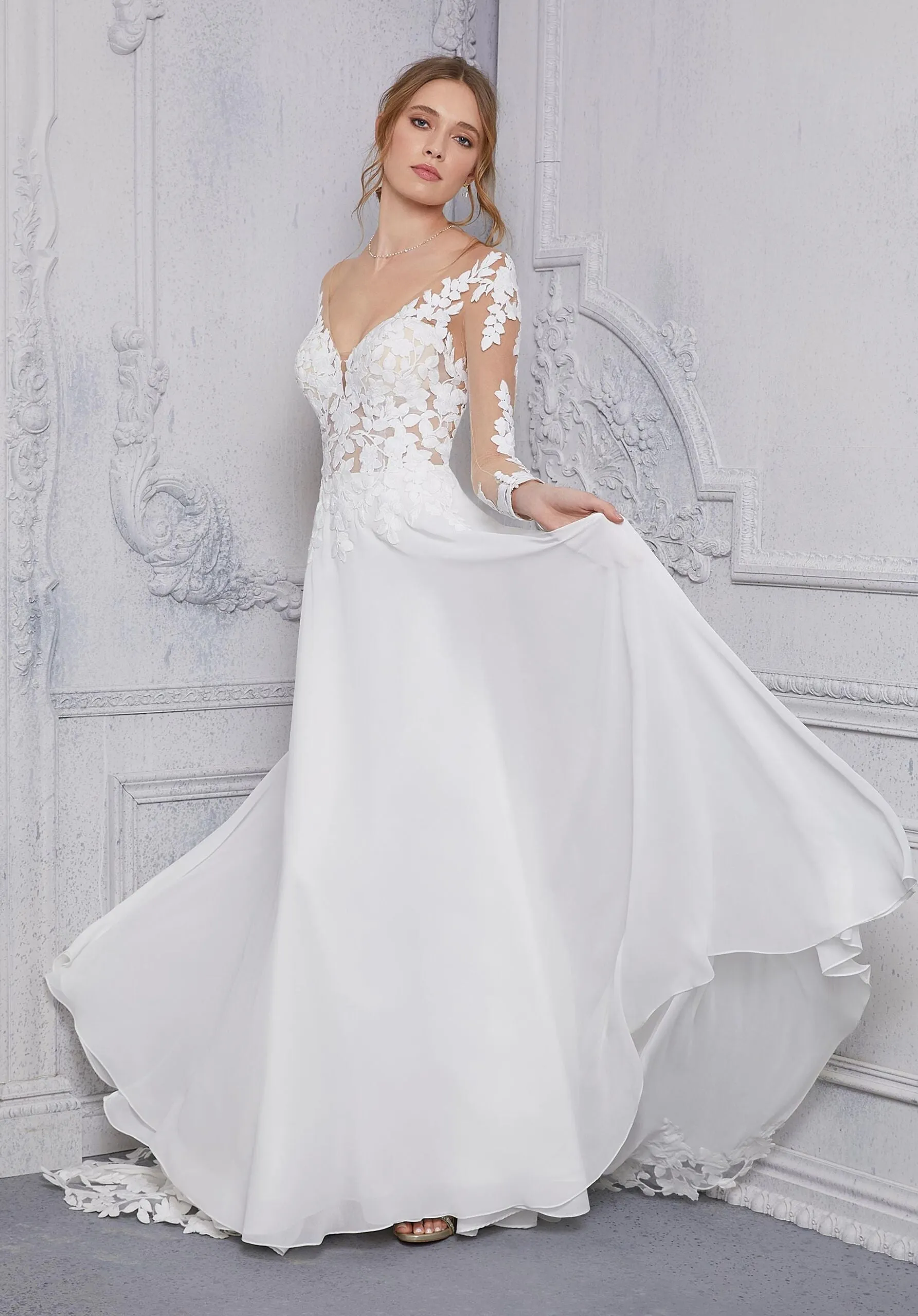 Dress 2537: MoriLee "5921" waist 44