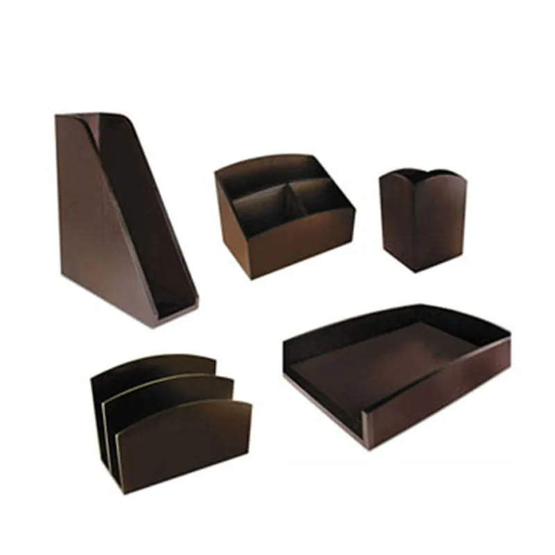Eco-Friendly Bamboo Pencil Cup, Espresso Brown