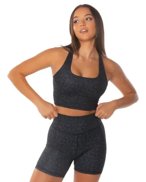 EE Square Neck Bra - Black Leopard EE Square Neck Bra - Black Leopard