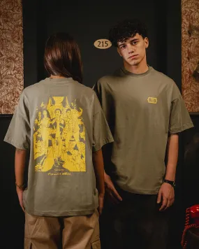 El Beit Beity Olive Oversized Tee El Beit Beity Olive Oversized Tee