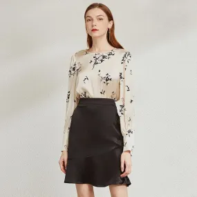 Elegant Mulberry Silk Blouse for Women - Breathable & Stylish Elegant Mulberry Silk Blouse for Women - Breathable & Stylish