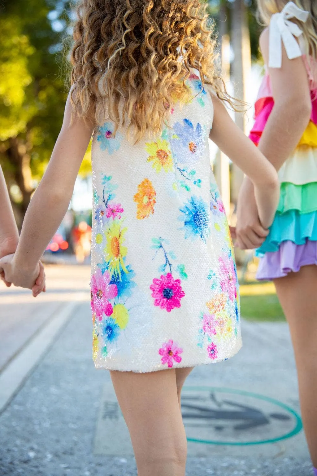 English Garden Sequin Dress