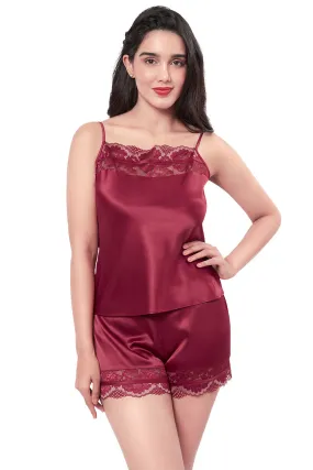 Eternal Bliss Sleeveless Sleep Cami - Red Berry Eternal Bliss Sleeveless Sleep Cami - Red Berry