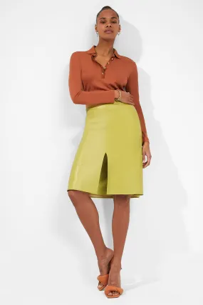 Etta Recycled Vegan Leather Skirt Etta Recycled Vegan Leather Skirt