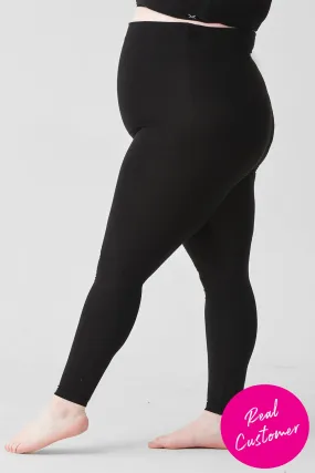 Extra Strong Compression Apple Shape High Waisted Tummy Control Leggings Black Extra Strong Compression Apple Shape High Waisted Tummy Control Leggings Black