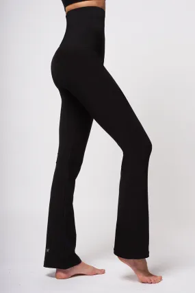 Extra Strong Compression Bootcut with High Waisted Tummy Control Black Extra Strong Compression Bootcut with High Waisted Tummy Control Black
