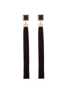 Fay Rose Gold Fringes Crystal Earrings Fay Rose Gold Fringes Crystal Earrings