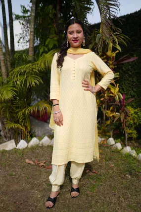Festive Lemon Sequined Suit Set Festive Lemon Sequined Suit Set