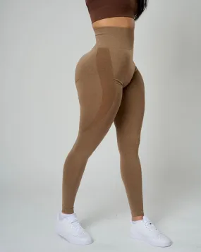 Fiorela Curve Leggings - Mocha Fiorela Curve Leggings - Mocha