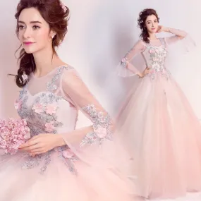 Floral Beaded Prom / Homecoming Dresses Floral Beaded Prom / Homecoming Dresses