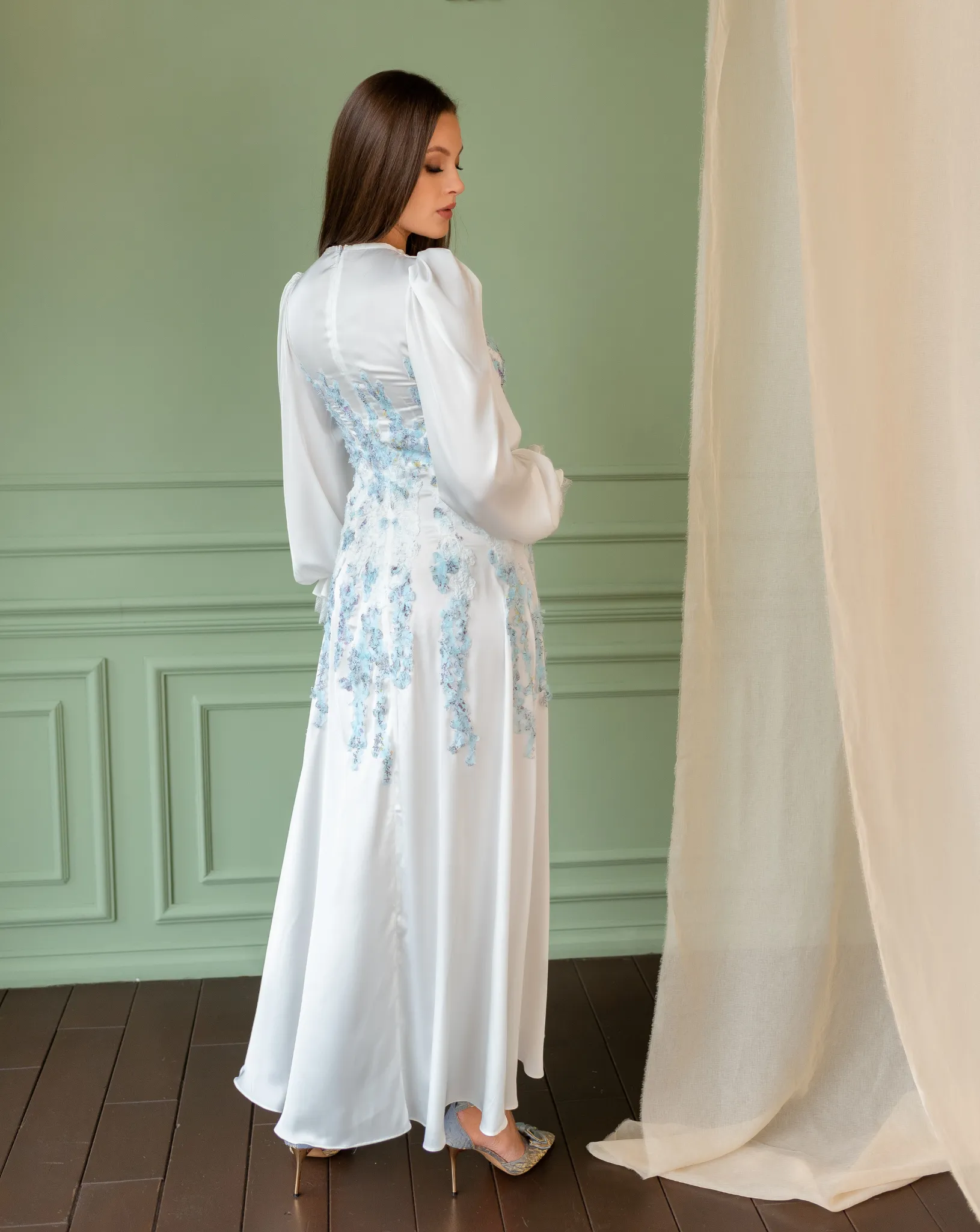 Florina White Maxi Dress