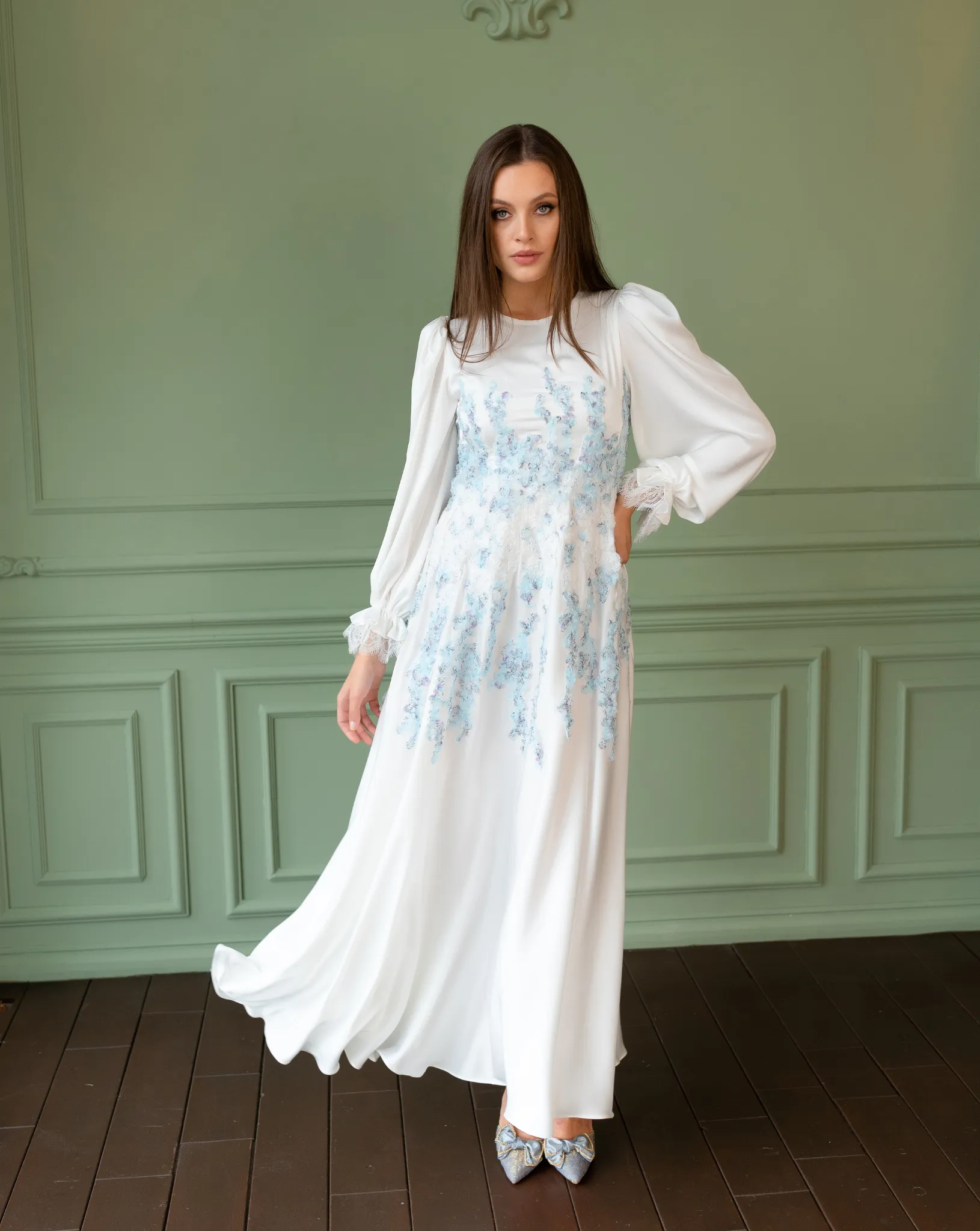 Florina White Maxi Dress