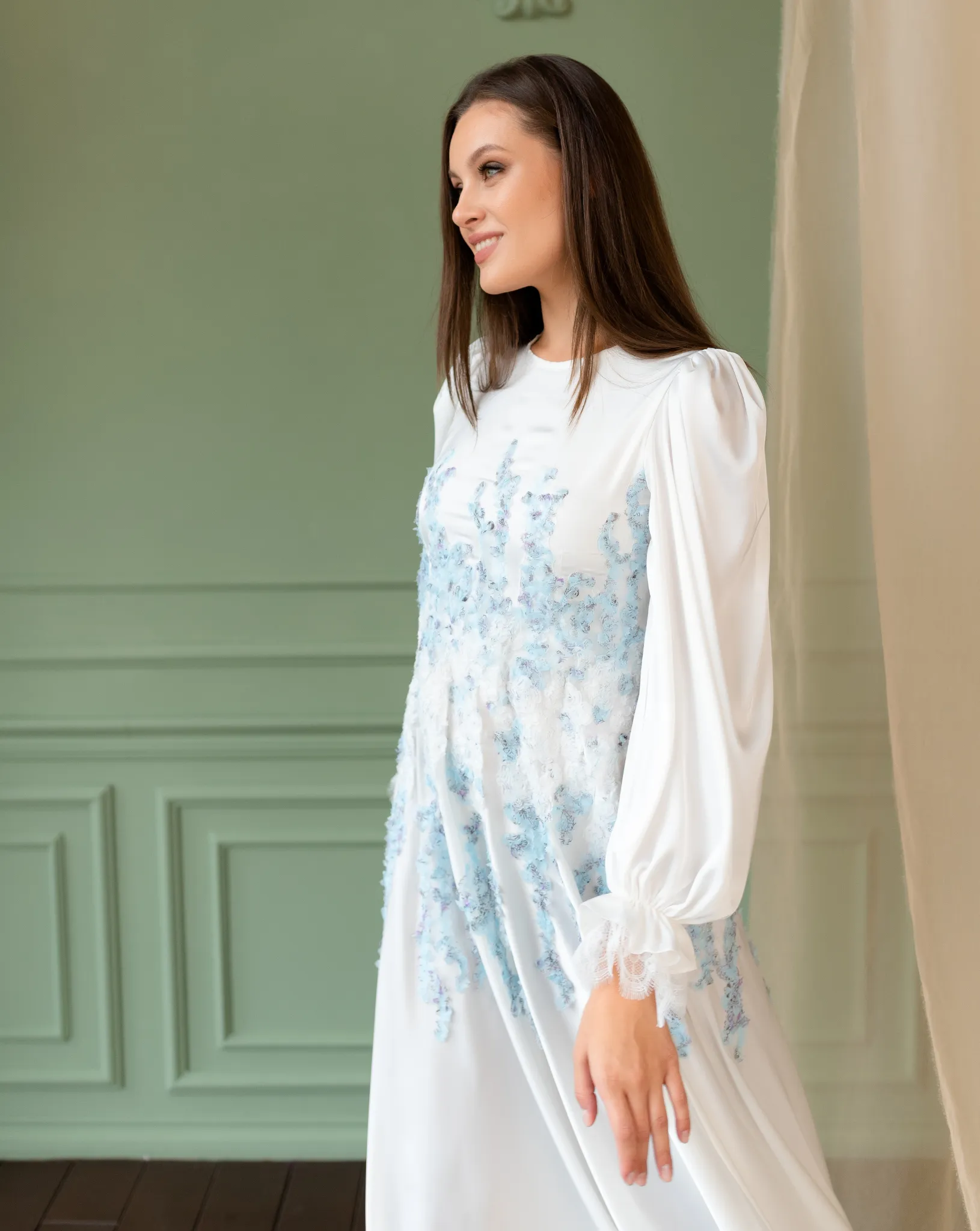 Florina White Maxi Dress