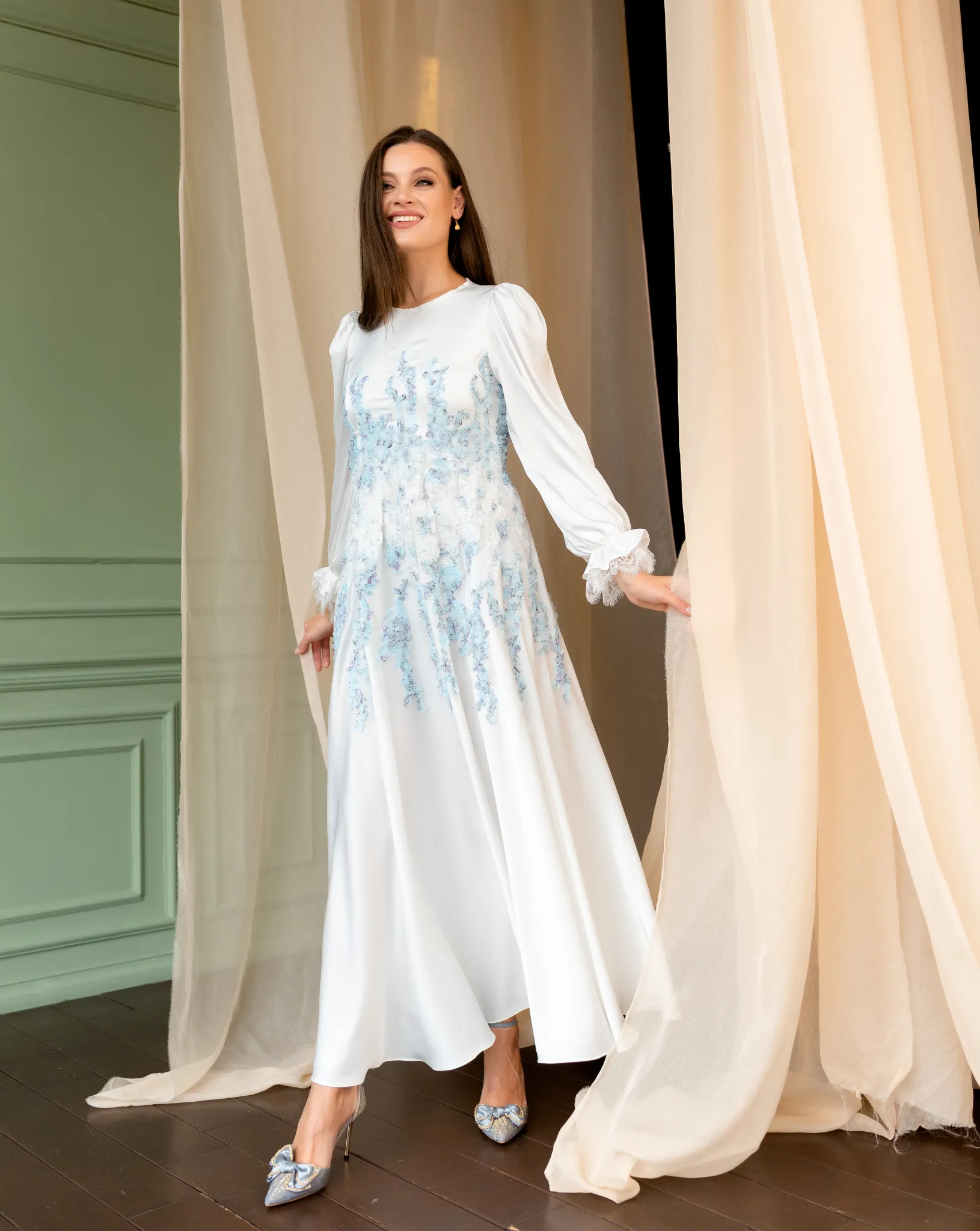 Florina White Maxi Dress