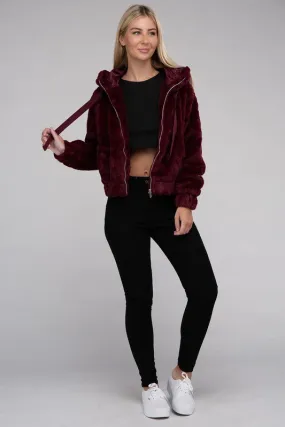 Fluffy Zip-Up Teddy Hoodie Fluffy Zip-Up Teddy Hoodie