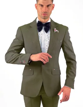 Green Suit for Men - Prom Suits - Matteo Olive Green Green Suit for Men - Prom Suits - Matteo Olive Green