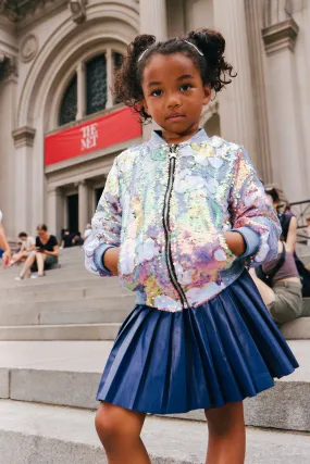 Happy Daisy Rainbow Sequin Bomber Happy Daisy Rainbow Sequin Bomber