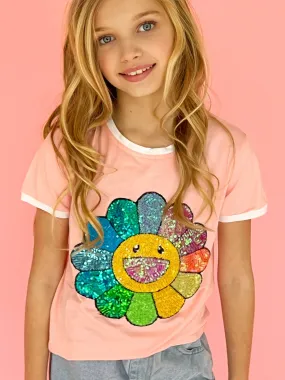 Happy Daisy Ringer T-Shirt Happy Daisy Ringer T-Shirt