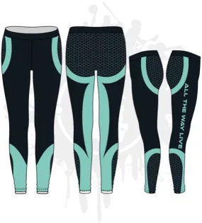 Honeycomb Black Womens Leggings Honeycomb Black Womens Leggings