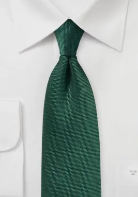 Hunter Green MicroTexture Necktie Hunter Green MicroTexture Necktie