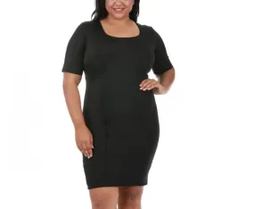 InstantFigure Curvy Plus Size Short Slimming Dress WDA027C InstantFigure Curvy Plus Size Short Slimming Dress WDA027C
