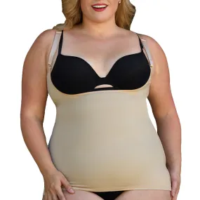 InstantFigure Underbust Plus Size Tank Top WTBS004C InstantFigure Underbust Plus Size Tank Top WTBS004C