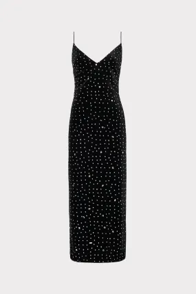 Ivy Velvet Crystal Embellished Slip Dress Ivy Velvet Crystal Embellished Slip Dress