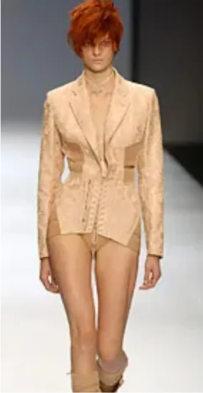 JEAN PAUL GAULTIER corset blazer JEAN PAUL GAULTIER corset blazer