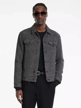 John Varvatos Evans Jacket | Black/White John Varvatos Evans Jacket | Black/White