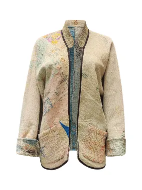 kantha vintage short jacket kansantaka kantha vintage short jacket kansantaka