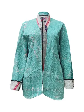 kantha vintage short jacket shrikanta kantha vintage short jacket shrikanta
