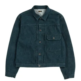 KAPITAL NO.4 PLANT DYE DENIM 1ST JACKET KAPITAL NO.4 PLANT DYE DENIM 1ST JACKET