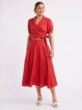 Kyra Wrap Shirt Kyra Wrap Shirt