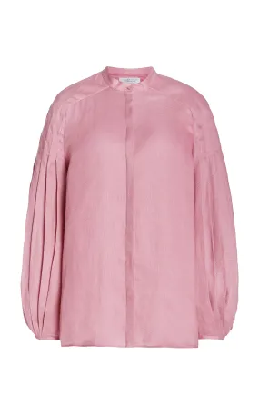 Laetitia Blouse in Rose Quartz Linen Laetitia Blouse in Rose Quartz Linen
