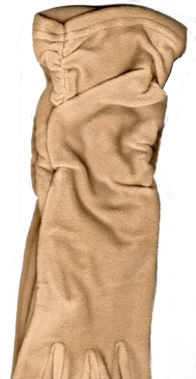 Lauer Stretch Microfleece Ruched Glove 8 Button Length Lauer Stretch Microfleece Ruched Glove 8 Button Length