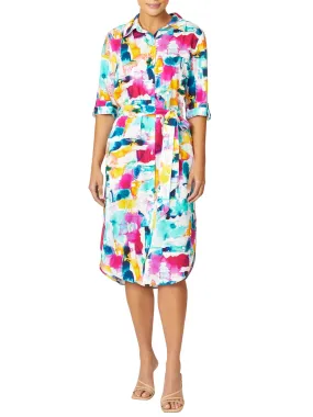Letty Watercolour Shirtdress Letty Watercolour Shirtdress
