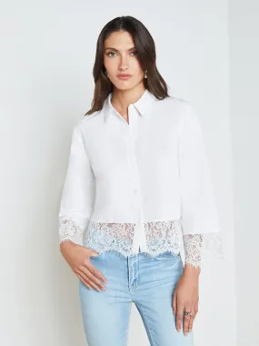 Levo Lace-Trim Shirt Levo Lace-Trim Shirt