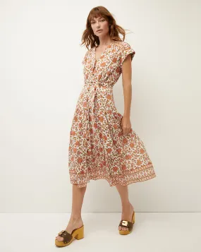 Lexington Floral Block-Print Dress Lexington Floral Block-Print Dress