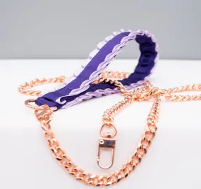 Lilac and Regal Purple Rose Gold Leash Lilac and Regal Purple Rose Gold Leash