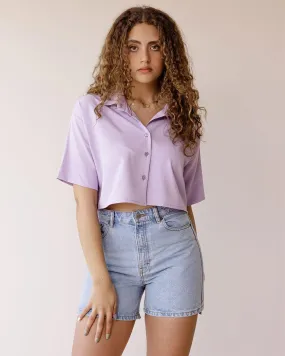 Lilac Cropped Shirt Lilac Cropped Shirt