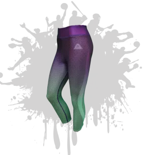 Linear Capri in PURPLE/MINT Linear Capri in PURPLE/MINT